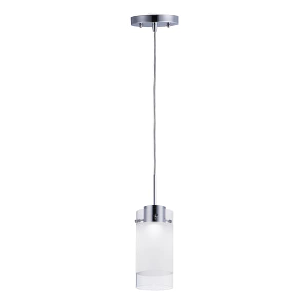 Maxim Lighting Scope 1-Light 4.5" Wide Polished Chrome Pendant Light 10192CLFTPC - main